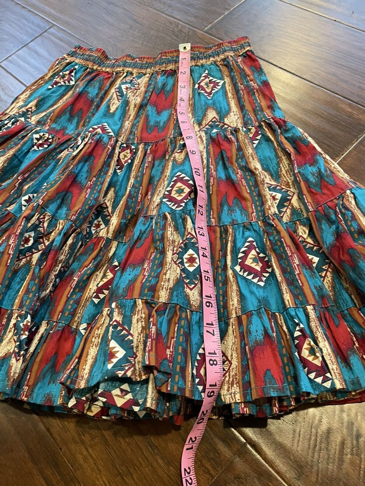 Adobe Rose western/Square dance skirt, small - image 2