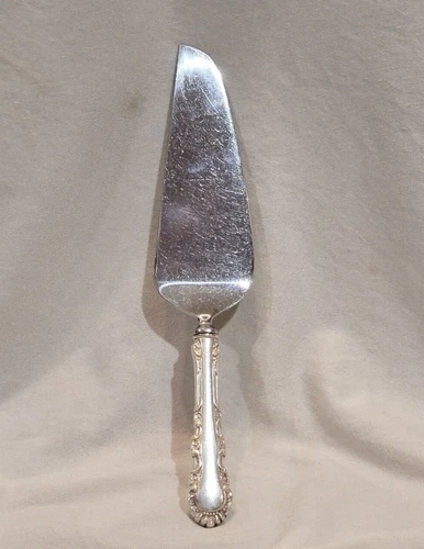 Reed & Barton "Georgian Rose" Sterling Silver .925 Cake/Pie Server Cutter Knife