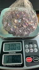 8 oz pink flat glass marbles
