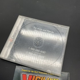 Blue Stinger (Sega Dreamcast, 1999) Tested|Complete|CIB|VGC|Authentic|Fast Ship