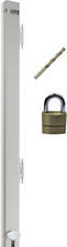 Locking Bar for 5 Drawer File Cabinets with Padlock  Drill Bit - Beige