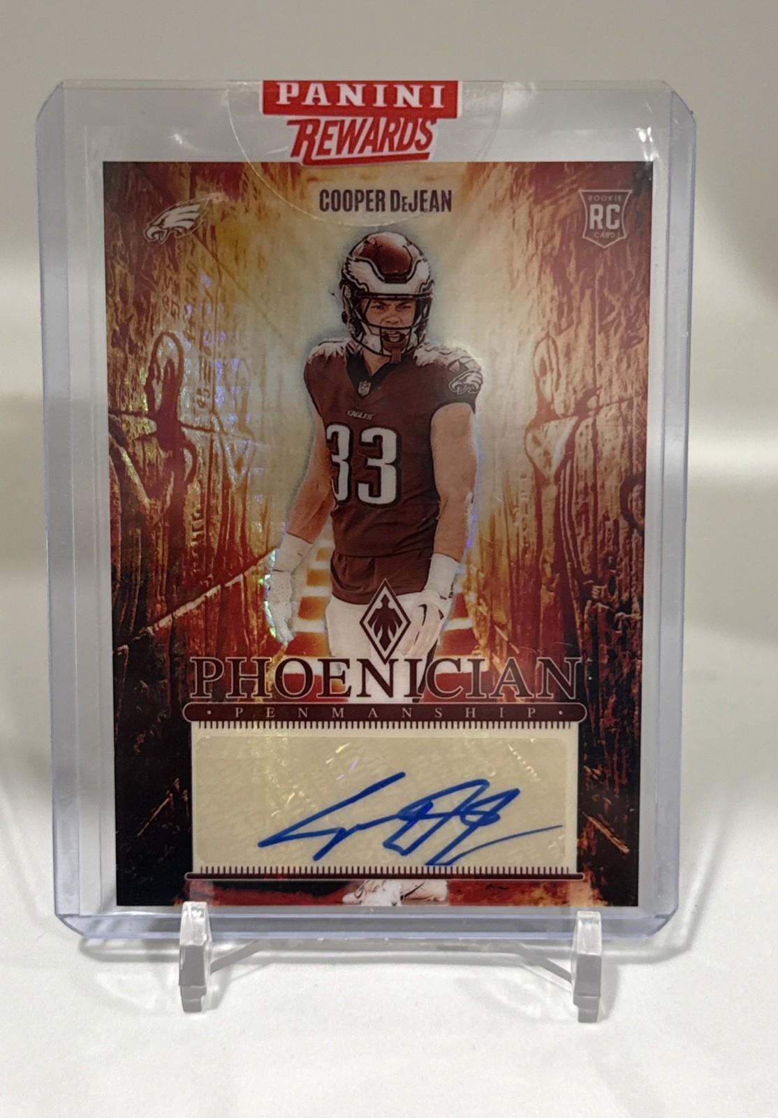 2024 Panini Phoenix Football Phoenician Rookie Penmanship Cooper DeJean #PRP-CDN