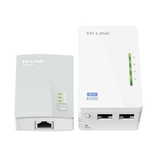 Tp-Link, Kit Répéteur WiFi N300 avec Adaptateur CPL 600 Mbps, Blanc - Photo 2/3