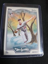 2025 Topps X Bob Ross the Joy of Baseball - DJ Herz #76 (RC)
