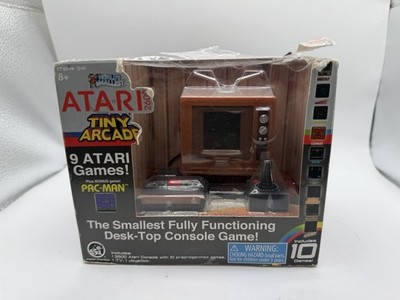 Atari 2600 Tiny Arcade Worlds Smallest Mini Micro Console TV with 10 Games Sku 2