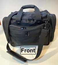 Briggs  Riley Baseline Black Nylon Duffle Bag w/ Strap Lifetime Guarantee