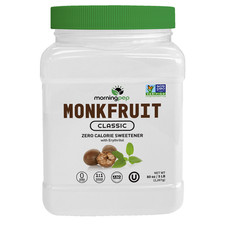 Morning Pep Monk Fruit Sweetener, Classic White Sugar Substitute 5lb