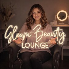 Personalized Business Logo Shop Neon Sign Custom Name LED Wall Light Decor