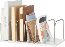 LETURE Mail File Holder, Detachable Desktop Organizer for Letter Bill Notebook