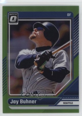2024 Panini Donruss Optic Lime Green Prizm /149 Jay Buhner #34 1v1
