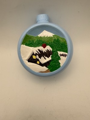 Vtg Duncan Enterprises 1976 Ceramic,Handpainted Christmas 3D Ornament