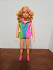 1970 Dramatic Living Skipper Doll Org. Swimsuit, Hair Ribbons Exc.  #1117. vtg.