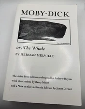 MOBY DICK or the Whale by Herman Melville 1ST EDITION Paperback RARE Arion Press