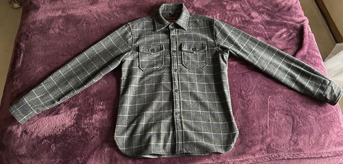 Schott NY CPO Military Wool Flannel Shirt Jacket-S-MSRP $155-NWOT-Unworn-Perfect