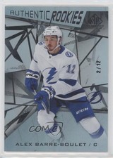 2021 Upper Deck SP Game Used Authentic Rookies 2/12 Alex Barre-Boulet #138 0c3