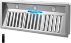 48-inch range Hood Built-in/Insert 48 inch Stainless Steel Kitchen Vent 1200 CFM