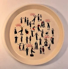 Fishs Eddy Club Cumming Cambro Tray Made in USA Vintage 2015!