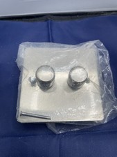 Chrome 2 Gang 2Way Light Dimmer Switch - new in packaging
