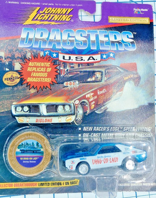 Johnny Lightning Dragsters USA '69 DRAG-ON-LADY Shirley Shahan 1995 S2 #06164