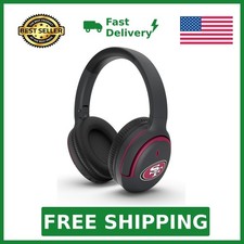   SOAR NFL Active Noise Cancelling Over the Ear Headphones, San Francisco 49ers