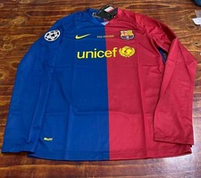 FC Barcelona 2008/09 Final Roma Champions League Long Sleeve Messi 10