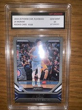 2019-20 Panini Chronicles - Playbook Ja Morant #168 (RC) 1st Graded Gem Mint 10