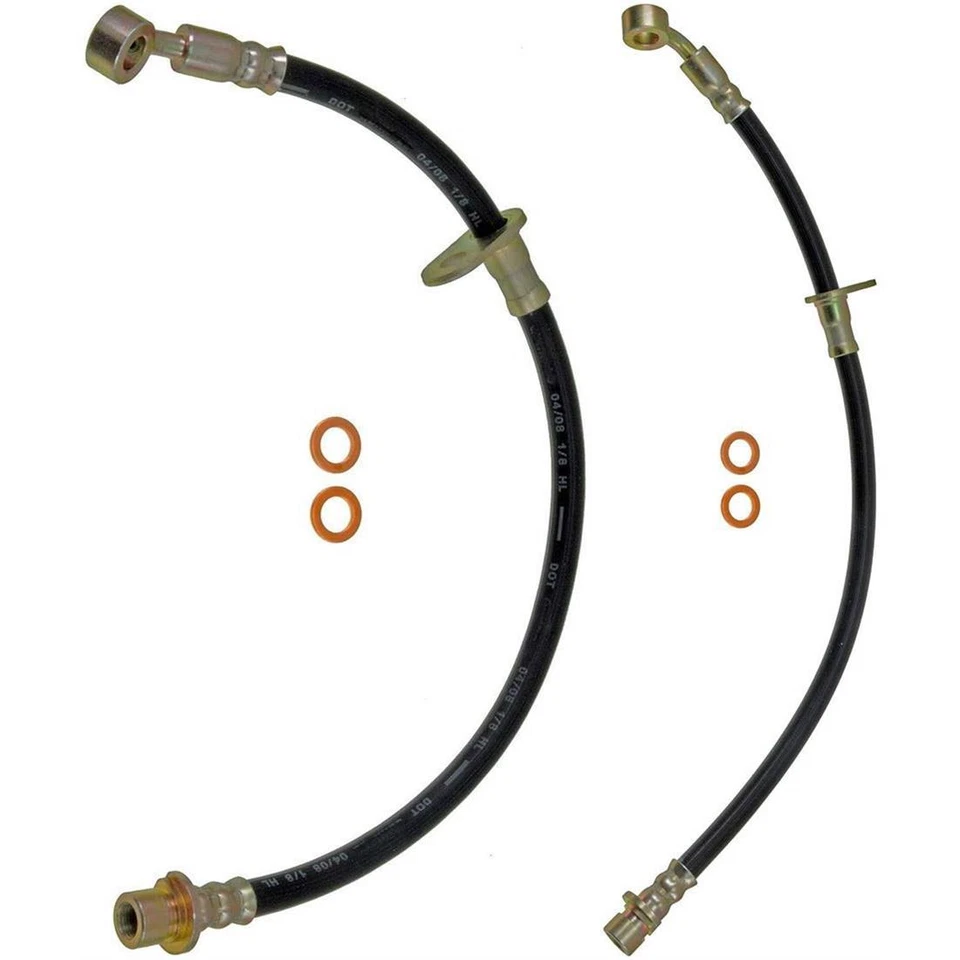 2X Manguera de línea de freno trasero primera parada para Acura TL 2004 2005 2006 2007 2008 Foto 2 de 4