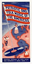1940s RCA Victor Brochure- Patriotic And Folk Music Of The Americas