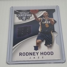 2014-15 Panini Totally Certified Game Jerseys Blue /99 Rodney Hood #97 Rookie RC