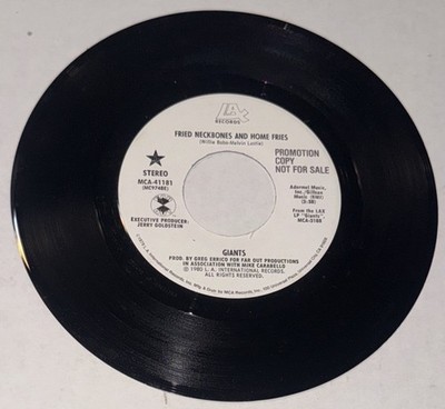 Funk Jazz Latin 45 GIANTS Fried Neckbones & Some Home Fries LAX NM
