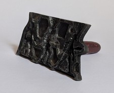 Vintage Buck Rodgers 25TH Century Lead Mold Wood Handle Incomplete One Side Only