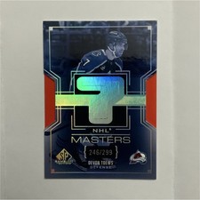 Upper Deck 25 -26  SP Game Used NHL Masters Devon Toews #NM-50 Avalanche 246/299
