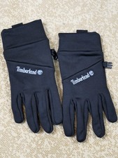 Timberland Men’s Colourblock Stretch Fleece Gloves – Black – Size M