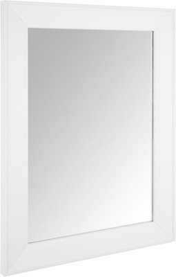 Rectangular Wall Mirror 12'' x 16'' Beveled Framed Mirror for Bathroom, Bedroom, E