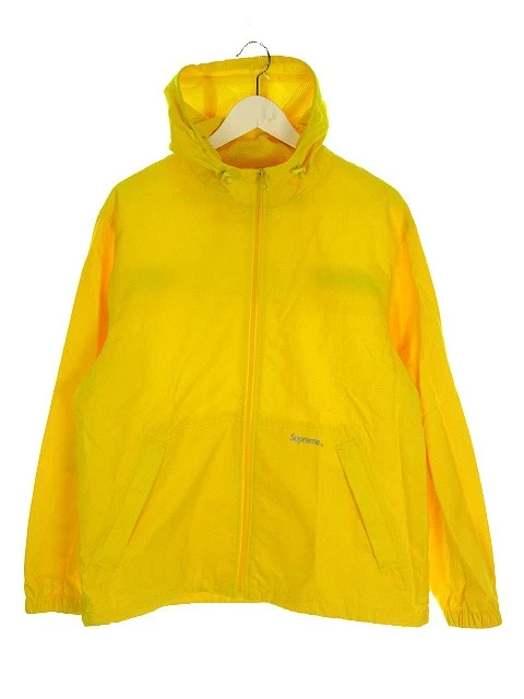 Blouson jaune à capuche zippé réfléchissant Supreme S   Occasion, élégant