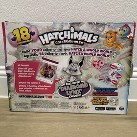 Hatchimals Colleggtibles Diamond Lynx Collectors 18 Pack Figures New In box