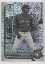 2022 Bowman Chrome Prospects Black & White Mini-Diamond Refractor Luis Meza 00jz