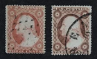 CKStamps: US Stamps Collection Scott#26 3c Washington Used 2 Shades