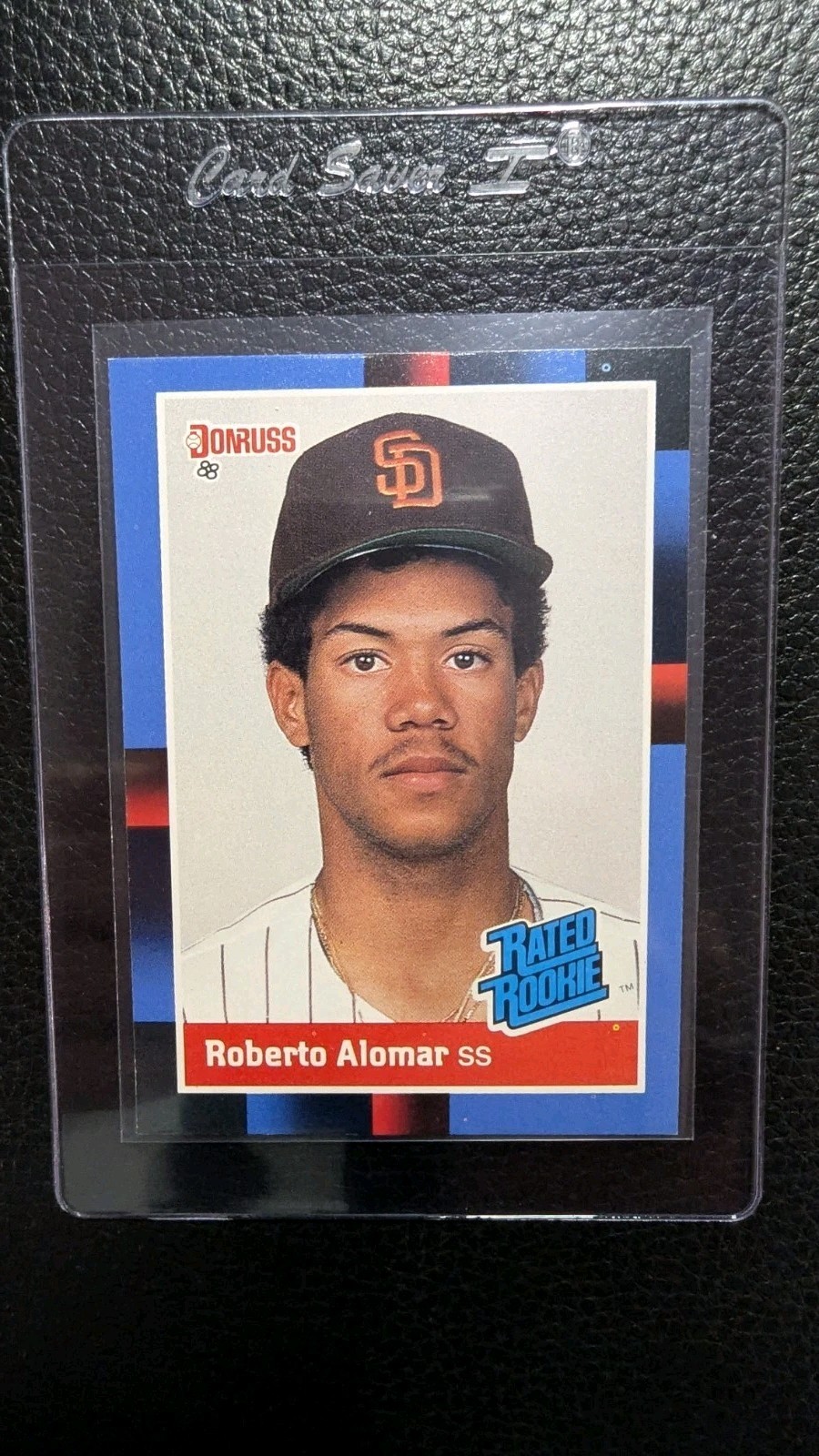 1988 DONRUSS #34 ROBERTO ALOMAR ROOKIE CARD RC SAN DIEGO PADRES HOF