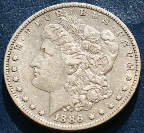 1886 O MORGAN SILVER DOLLAR *FINE DETAILS*