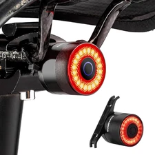 ROCKBROS Rear Light Warning Saddle Light Bike Smart Taillight Auto Brake Sensing