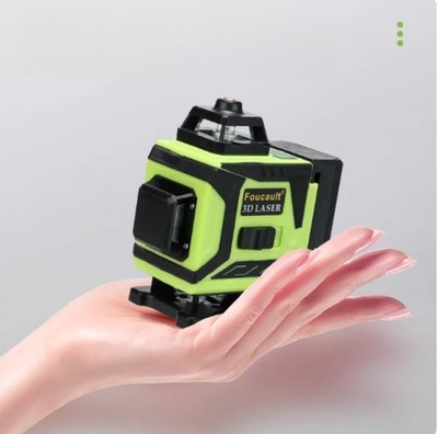 Mini Laser Level with 12/16 Lines 3D/4D Leveling Instrument Self-Leveling Tool