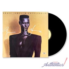 Grace Jones Signed Autographed Vinyl LP "Nightclubbing" PSA/DNA Authenticated