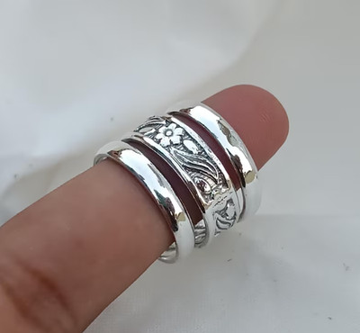 Design Ring 3 Set Silver Ring ,925 Sterling Silver Ring ,Stacking Ring ,All Size