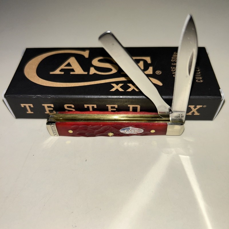 CASE XX #10847 DARK RED BONE STANDARD JIG BABY DOC SS