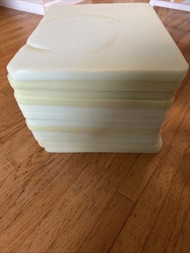 Lot Of 12 Polyurethane Foam Pads Low Density Approx 19.75 X 15.25x 1 In 