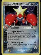 Team Aqua's Crawdaunt - 2/95 Holofoil Holo Rare Team Magma vs Team Aqua 2/95 LP on eBay