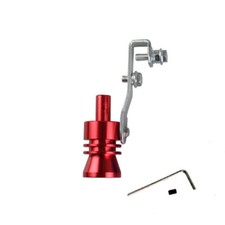 Xl-size Red Turbo Sound Exhaust Blow Off Valve Simulator Whistler Universal