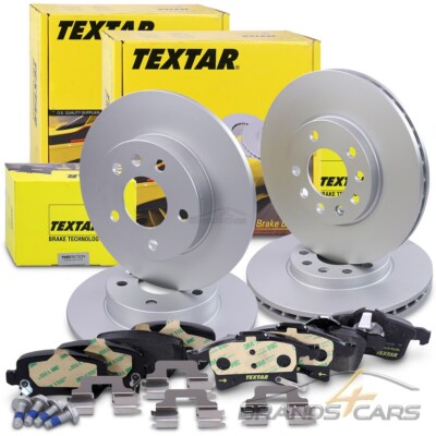 TEXTAR BREMSSCHEIBEN +BELÄGE VORNE+HINTEN FÜR OPEL ASTRA G H MERIVA A ZAFIRA A B