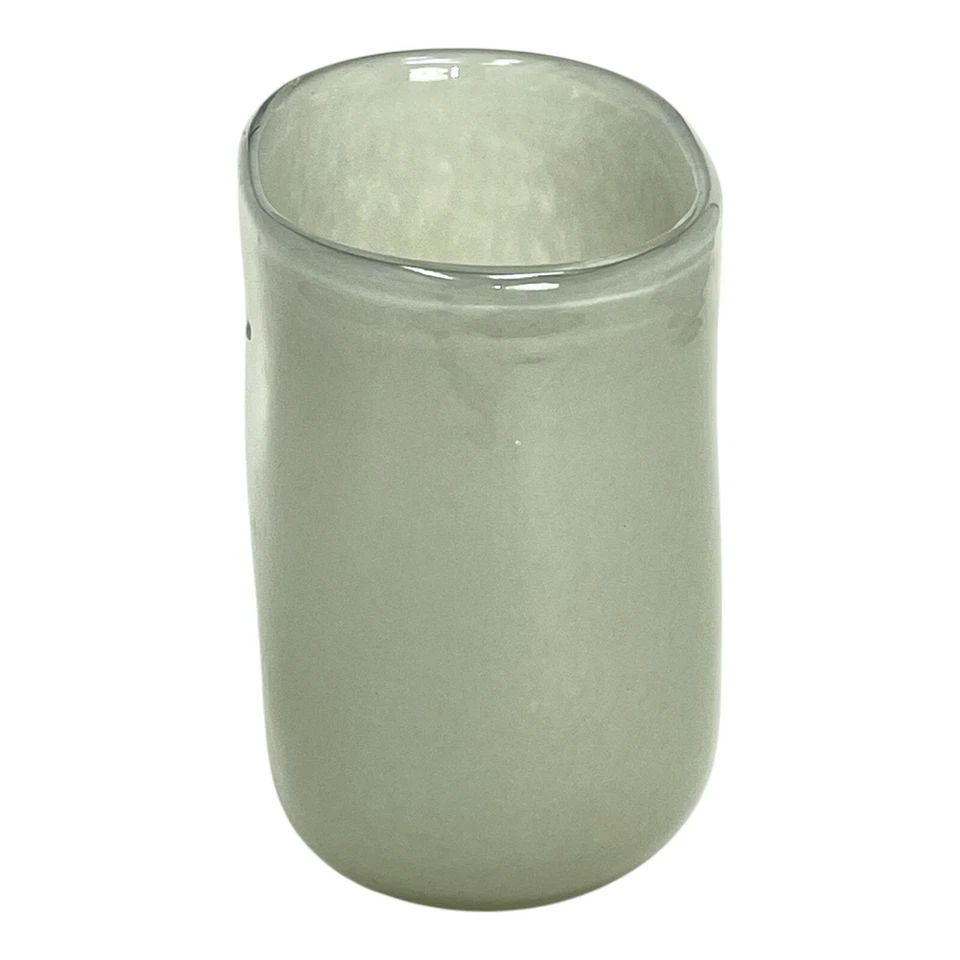 DutZ Collection Topf hellgrau oval Vase Glas modern minimalistisch modern - Bild 2 von 4